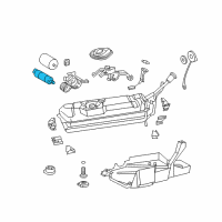 OEM 2004 Chrysler Crossfire Fuel Pump Diagram - 5102594AA