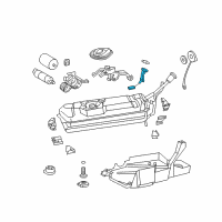 OEM 2008 Chrysler Crossfire Fuel Tank Sending Unit Diagram - 5127430AA