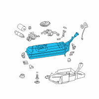 OEM 2004 Chrysler Crossfire Fuel Tank Diagram - 5143033AA