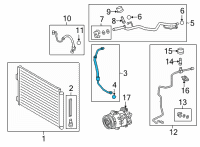 OEM 2022 Lexus NX350 HOSE SUB-ASSY, SUCTI Diagram - 88704-78040