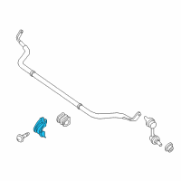 OEM Infiniti Bracket STABLZR RH Diagram - 54614-1LA0A