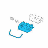 OEM 2007 Honda Fit Lamp Unit Diagram - 34302-SAA-G03