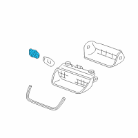 OEM Honda Fit Socket (T20W S2) Diagram - 33515-SAA-003