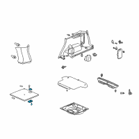 OEM 2005 Honda CR-V Lock Assy., Handle *G54L* (CX MINT GREEN) Diagram - 84530-S9A-003ZB