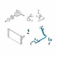 OEM 2014 Hyundai Equus Tube Assembly-Suction & Liquid Diagram - 97775-3N800