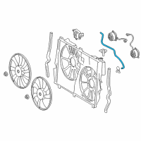 OEM Lexus RX450h Hose, Fan SHROUD W/R Diagram - 16377-0P230