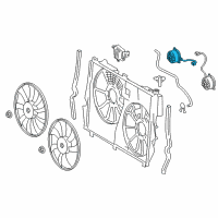 OEM 2022 Lexus RX350 Motor, Cooling Fan Diagram - 16363-0A130