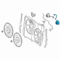 OEM 2020 Lexus RX350 Motor, Cooling Fan Diagram - 16363-0P280