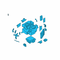 OEM Nissan Quest Heating Unit Assy-Front Diagram - 27110-7B000