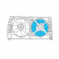 OEM 2000 Chrysler LHS Fan-Cooling Diagram - 4758293