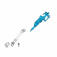 OEM BMW M3 Manually Adjust. Steering Column Diagram - 32-30-6-786-899