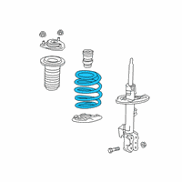 OEM 2019 Lexus RX350L Spring, Coil, Front NO. Diagram - 48132-48160