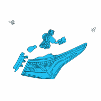 OEM 2019 Hyundai Accent Lamp Assembly-Rear Combination Outside, RH Diagram - 92402-J0110