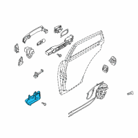 OEM 2007 Infiniti FX35 Handle Assy-Door Inside, Rh Diagram - 80670-CL70C
