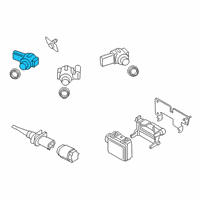 OEM 2020 BMW M340i ULTRASONIC SENSOR, GLACIER S Diagram - 66-20-9-827-005