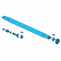 OEM 2020 GMC Sierra 1500 Drive Shaft Diagram - 84500379