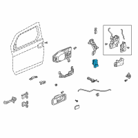 OEM 2006 Honda Element Switch Assy., Auto Door Lock *NH361L* (CF GRAY) Diagram - 35380-S9V-A02ZB