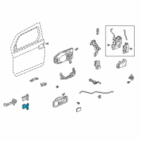 OEM 2008 Honda Element Hinge, Left Front Door (Lower) Diagram - 67460-SCV-A02ZZ