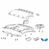 OEM 2019 Ram ProMaster 2500 Lamp-Dome Diagram - 1ZR16LA6AA
