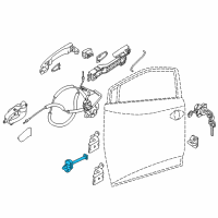 OEM 2019 Nissan Murano Link-Door Stopper Diagram - 80430-5AA0A