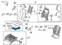 OEM 2022 Kia Sorento Heater-Front Seat Cu Diagram - 88170P2000