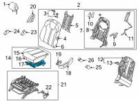 OEM Kia Sorento Heater-Front Seat Cu Diagram - 88170P2000