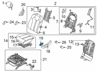 OEM Kia Sorento Switch Assembly-Power Fr Diagram - 88070L1410GYT