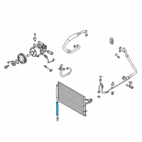 OEM 2015 Hyundai Genesis Coupe Desiccant Assembly-Receiver Drier Diagram - 97853-2F000