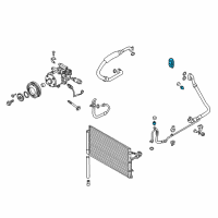 OEM Hyundai Genesis Coupe Valve-Expansion Diagram - 97626-2M500