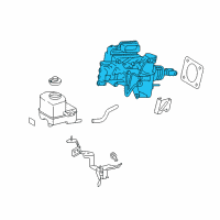 OEM 2019 Toyota Prius C Master Cylinder Assembly Diagram - 47050-52580