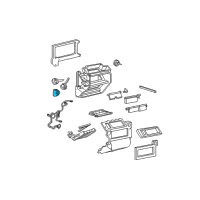 OEM GMC Savana 3500 Temperature Door Actuator Diagram - 89018960