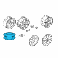 OEM Honda Insight Disk, Wheel (15X4T) (Ring Techs) Diagram - 42700-TF0-951