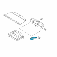 OEM 2015 Kia Sportage Handle Assembly-Lower Body Diagram - 857203W003