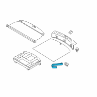 OEM Kia Handle Assembly-Lower Body Diagram - 857203W003