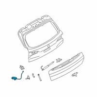 OEM 2019 BMW X5 Closing Assist Rear Hatch, L Diagram - 51-24-9-482-991