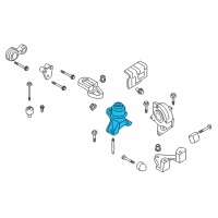 OEM 2007 Ford Fusion Front Mount Diagram - 6E5Z-6038-DF