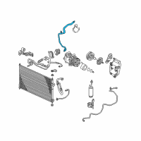 OEM 2004 Honda Civic Pipe, Suction Diagram - 80311-S5D-A12