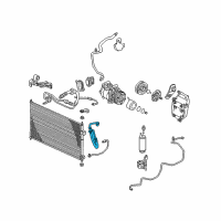 OEM 2003 Honda Civic Hose, Discharge Diagram - 80315-S5A-013