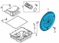 OEM 2020 Ford Mustang Drive Plate Diagram - KR3Z-6477-A