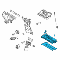 OEM 2014 Lincoln MKZ Valve Cover Diagram - CJ5Z-6582-A
