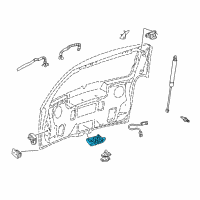 OEM Pontiac Lock Diagram - 10347322