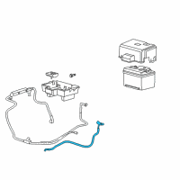 OEM 2005 Ford Focus Negative Cable Diagram - 5S4Z-14301-AA