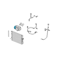 OEM 2006 Pontiac Torrent Clutch Kit, A/C Diagram - 19130255