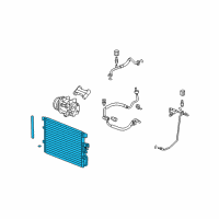 OEM 2008 Chevrolet Equinox Condenser Diagram - 19256971