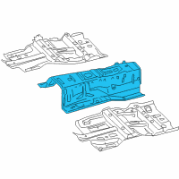 OEM Infiniti FX50 Floor-Front, Center Diagram - G4310-1CAMA