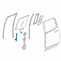 OEM 2019 Honda Ridgeline Sash, R. RR. Door Center (Lower) Diagram - 72730-T6Z-A01