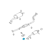 OEM 2011 Hyundai Accent Gasket-Exhaust Pipe Diagram - 28751-25000