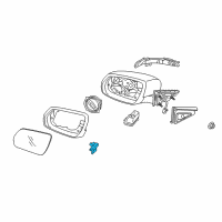 OEM Hyundai Genesis Ambient Temperature Sensor Assembly Diagram - 96985-B1000