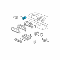 OEM 2003 Honda CR-V Switch Assy., Sunroof Diagram - 35830-S9A-003