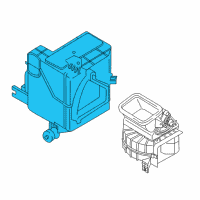 OEM Kia Rio Blower Unit-W/O Core Diagram - 0K30A61145A